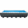 Каркасный бассейн INTEX Ultra Frame 26364, 732×366×132 см — фильтр, лестница, тент, подстилка