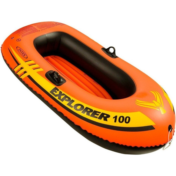 Лодка INTEX EXPLORER 100 58329, одноместная, 147×84×36 см, от 6 лет, до 55 кг